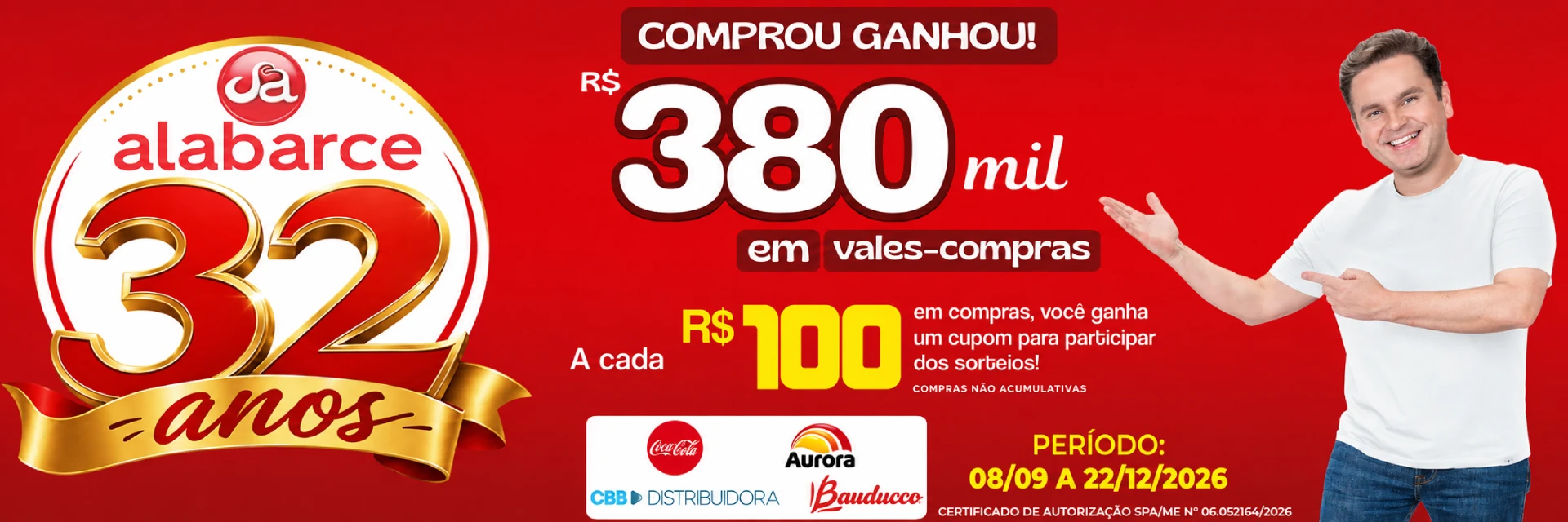 Supermercados Alabarce 32 anos