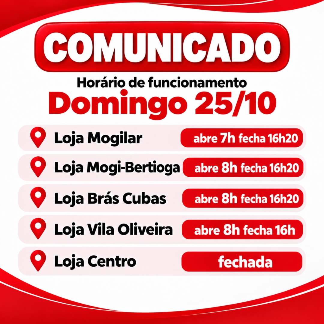📢🕒 VAI ÀS COMPRAS NO DOMINGO? CONFIRA OS HORÁRIOS DO ALABARCE!