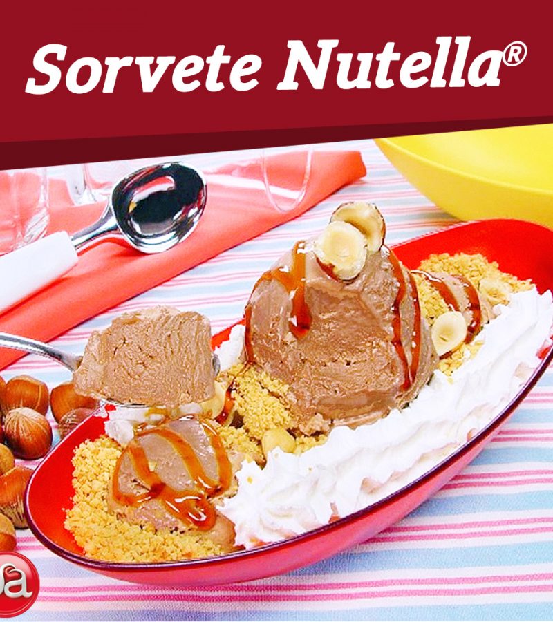 Sorvete-Nutella